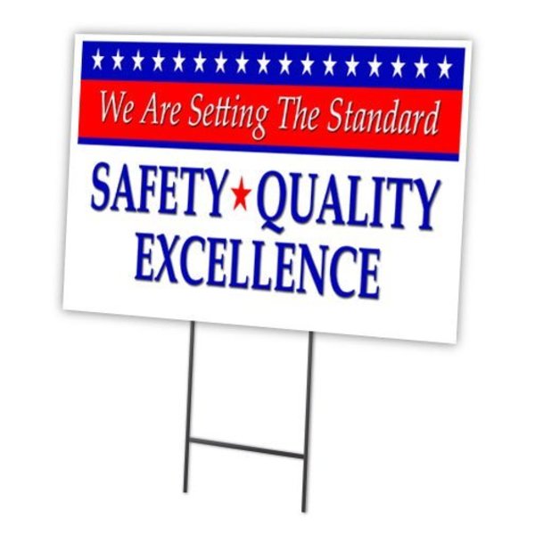 Signmission Setting Standard Yard Sign & Stake outdoor plastic coroplast window, C-2436-DS-Setting Standard C-2436-DS-Setting  Standard